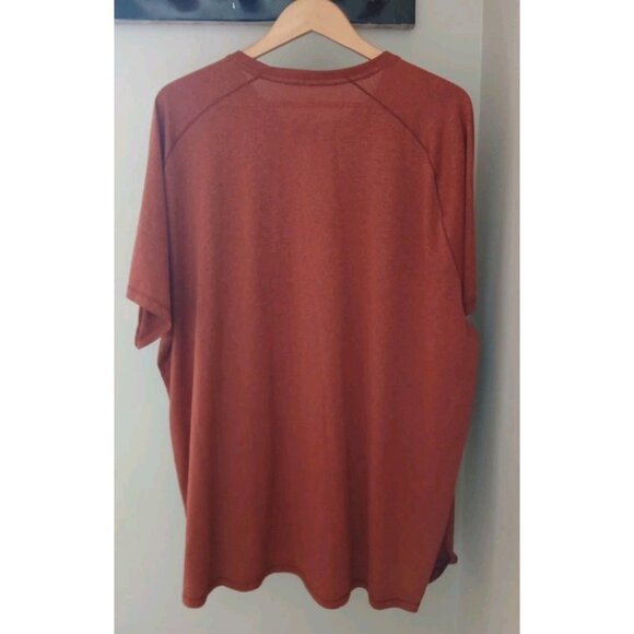 L.L. Bean Access Trail Tee Shirt Size 3XLT Tall Orange S/S Lightweight Outdoor - Picture 6 of 8